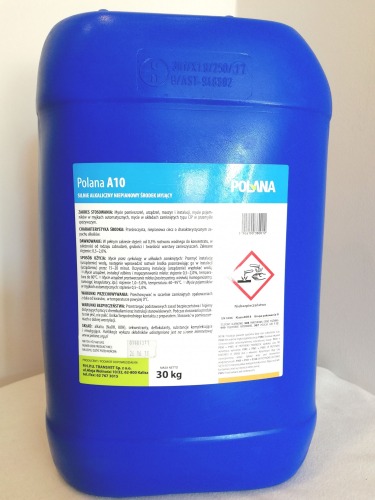 POLANA A10 - silnie alkaliczny niepianowy środek myjący 
