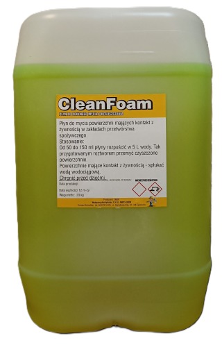 CleanFoam - neutralny płyn do mycia i odtłuszczania